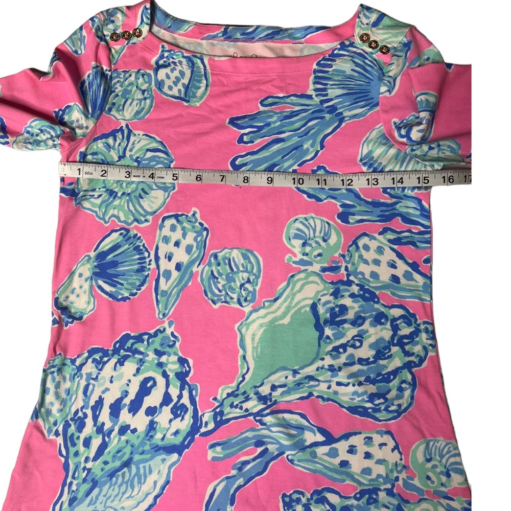 Lilly Pulitzer Sophie Dress Pink Blue Pout Barefoot Princess - Picture 3 of 8